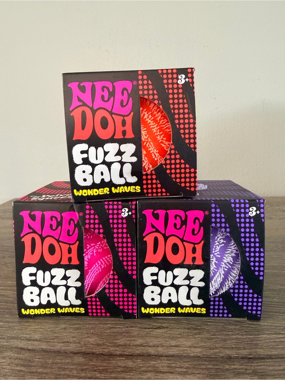Needoh Fuzz Ball Wonder Waves Bundle